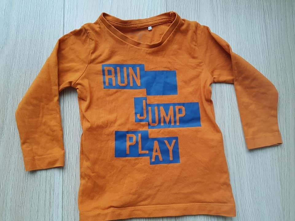 maat 86 longsleeve trui name it oranje, Gebruikt, Ophalen of Verzenden, Shirtje of Longsleeve, Name It