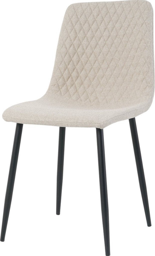 Eetkamerstoel Nevada - Beige - Set van 4 - Stof, Huis en Inrichting, Stoelen, Bruin, Nieuw, Ophalen of Verzenden, Scandinavisch & Basic