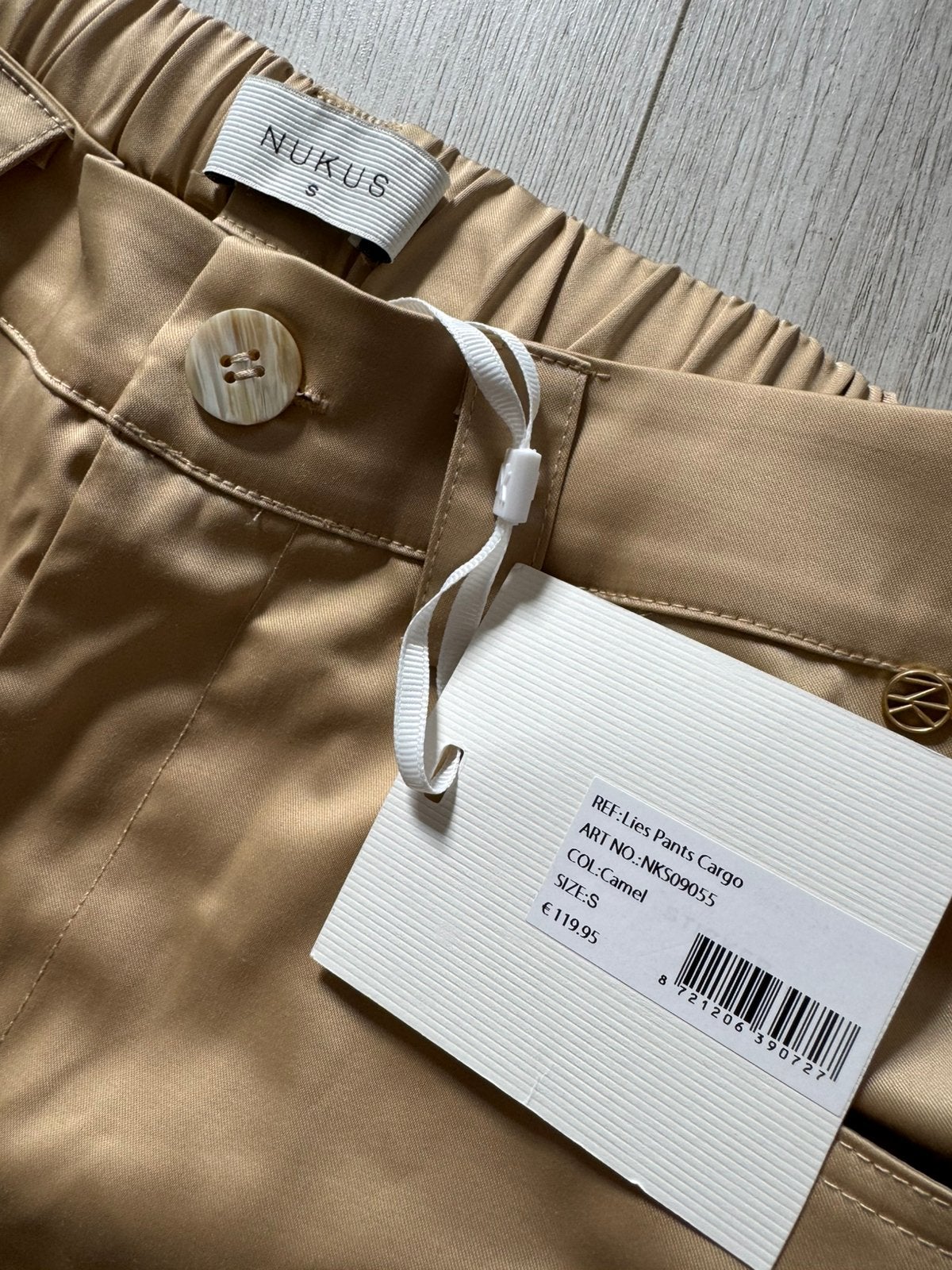Nukus nieuwe broek, Beige, Nieuw, Ophalen of Verzenden, Maat 36 (S)