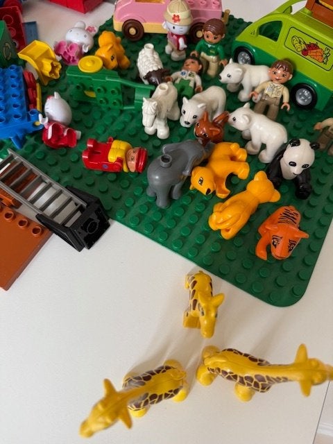 Duplo ongesorteerd, Ophalen, Gebruikt, Losse stenen, Duplo