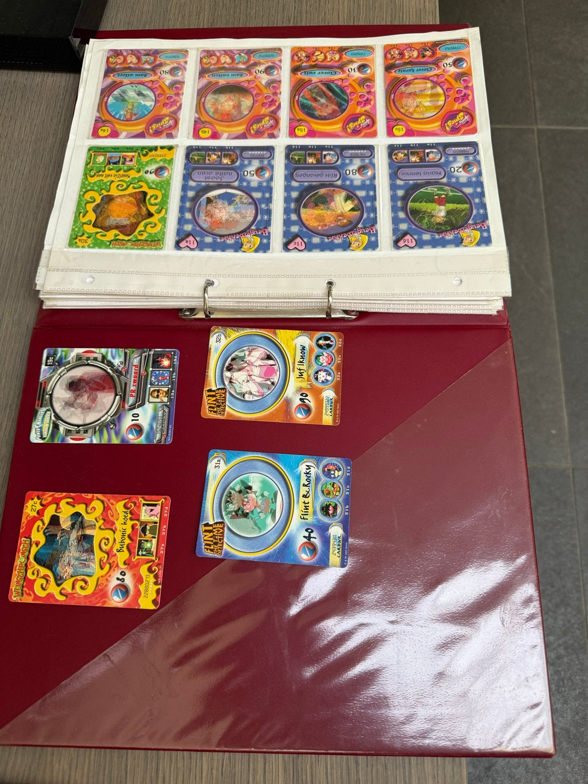 Fox Kids TV Cards verzamelmap met kaarten, Ophalen of Verzenden, Gebruikt