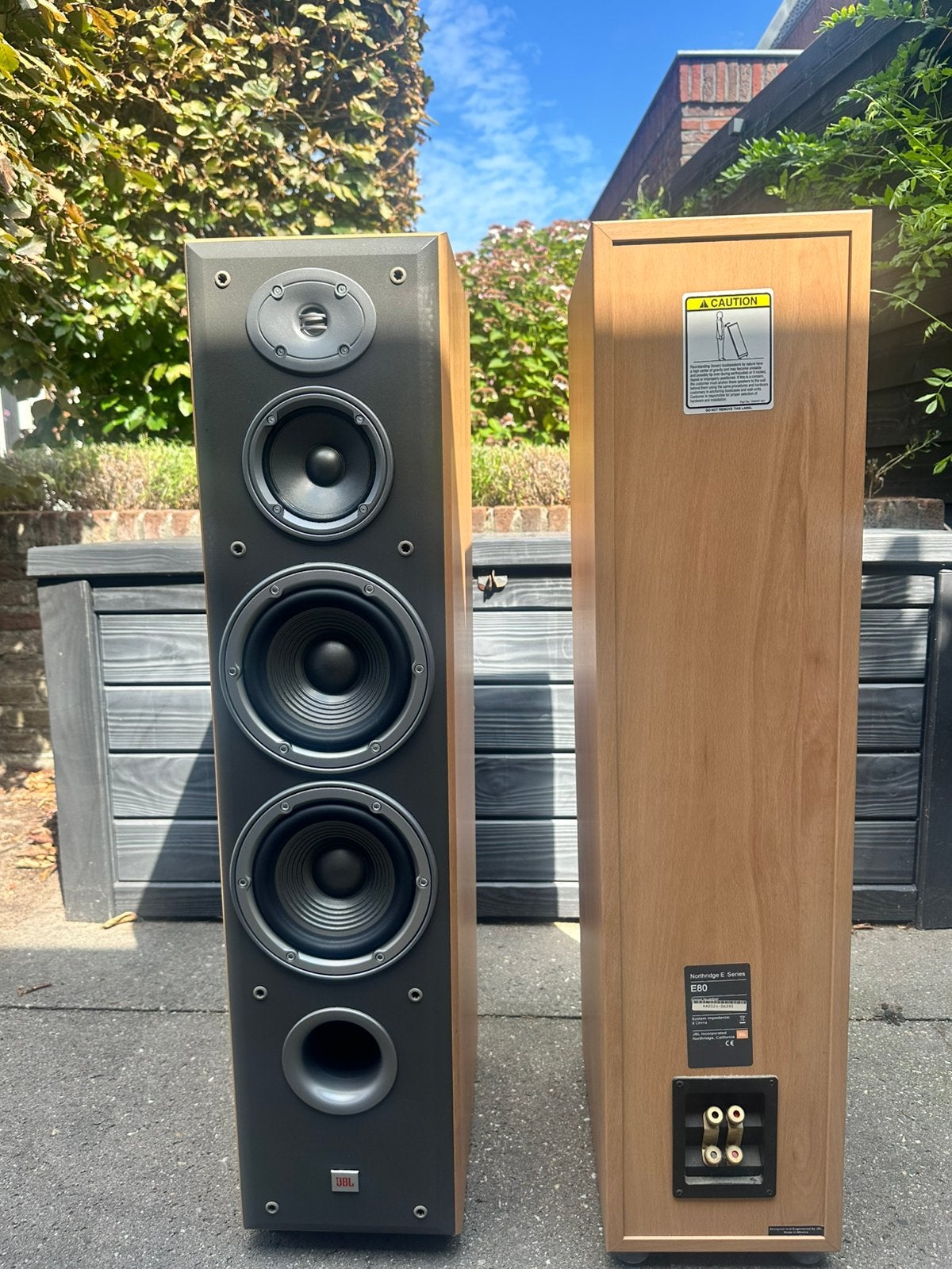 JBL E80 set met frontkapjes