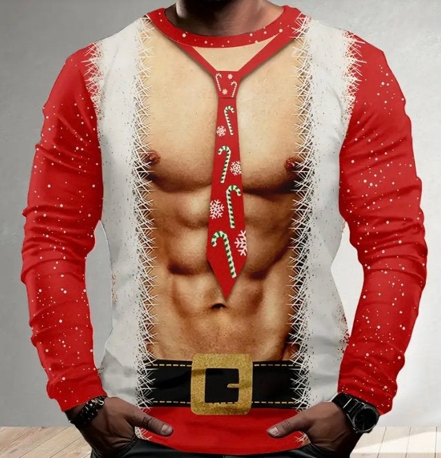 Kerst shirt sweater longsleeves grappigekerst nieuw maat S, Ophalen of Verzenden, Zo goed als nieuw
