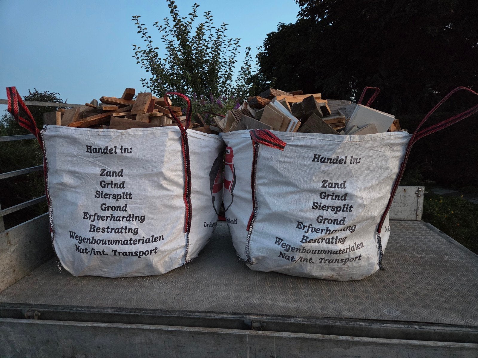 Droog haardhout in big bags (1 m³), Minder dan 3 m³, Ophalen, Overige houtsoorten