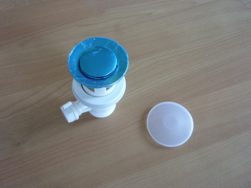 Wastafel afvoerplug met stop 4 cm diameter, Ophalen of Verzenden, Nieuw, Wastafel