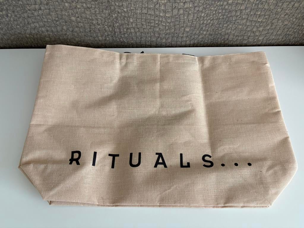 Rituals shopping bag - 59x38x15 cm - Nieuw, 40 tot 60 cm, Beige, Nieuw, 35 tot 55 cm