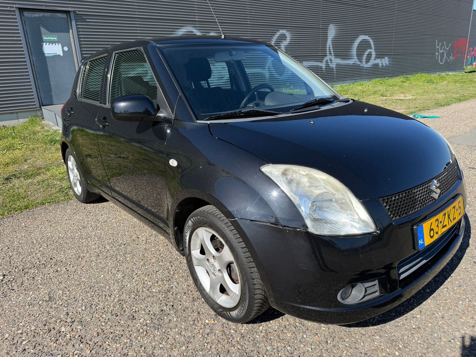 Suzuki Swift 1.3 5D AUT 2007 Zwart, 40 €/maand, 400 kg, Bedrijf, 92 pk