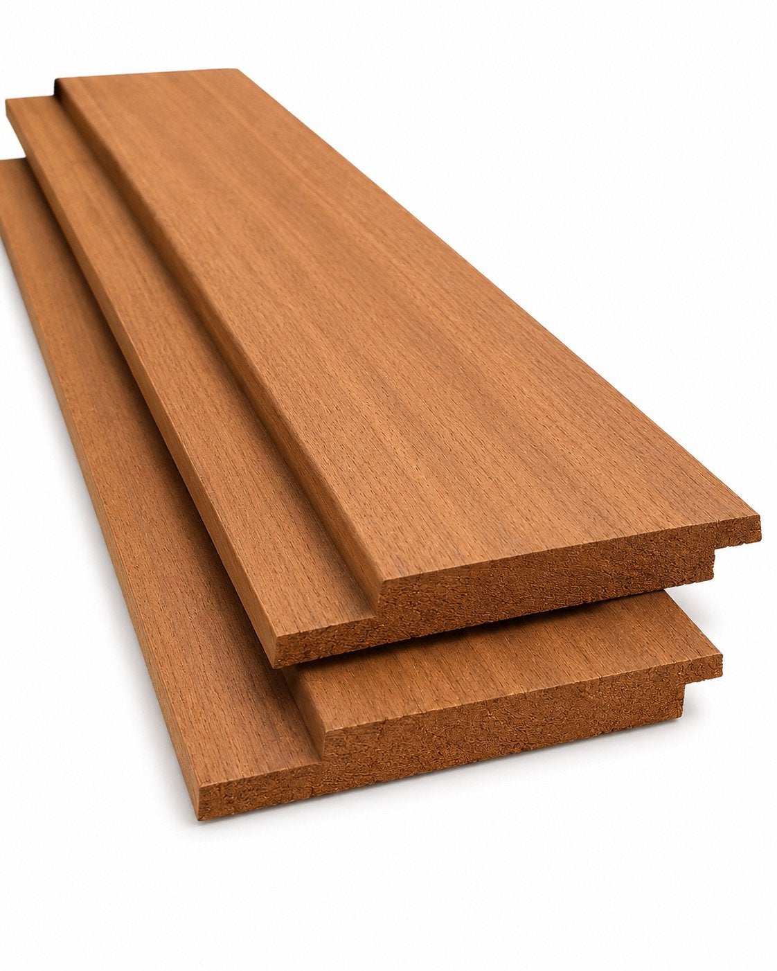 Ayous gevelbekleding | diverse profielen €9 p/m, 25 tot 50 mm, Nieuw, Ophalen of Verzenden, Plank