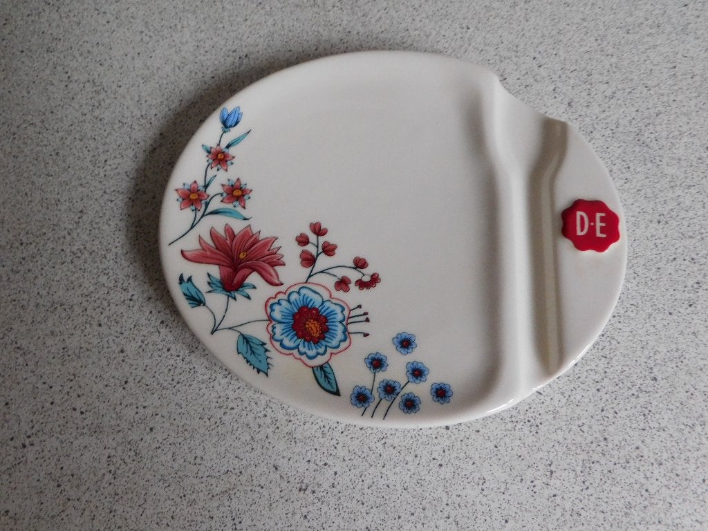 Bord Hylper Heritage Douwe Egberts - 20x17 cm, Overige merken, Keramiek, Vintage, Ophalen of Verzenden