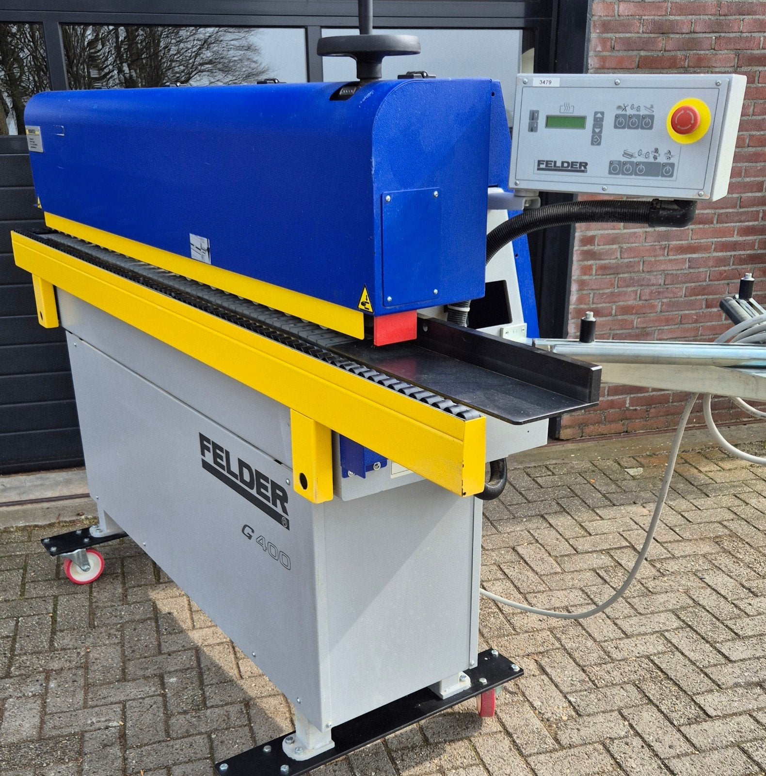 Felder g400 kantenlijmer 2010 CE noodstoppen handleiding top, Doe-het-zelf en Verbouw, Gereedschap | Overige machines, Ophalen of Verzenden