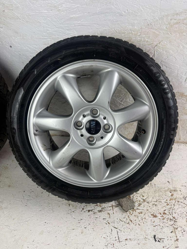 Originele Mini Cooper One velgen 16" 4x100 Style 94 winter, Auto-onderdelen, Banden en Velgen, Niet ingevuld, Gebruikt, 16 inch