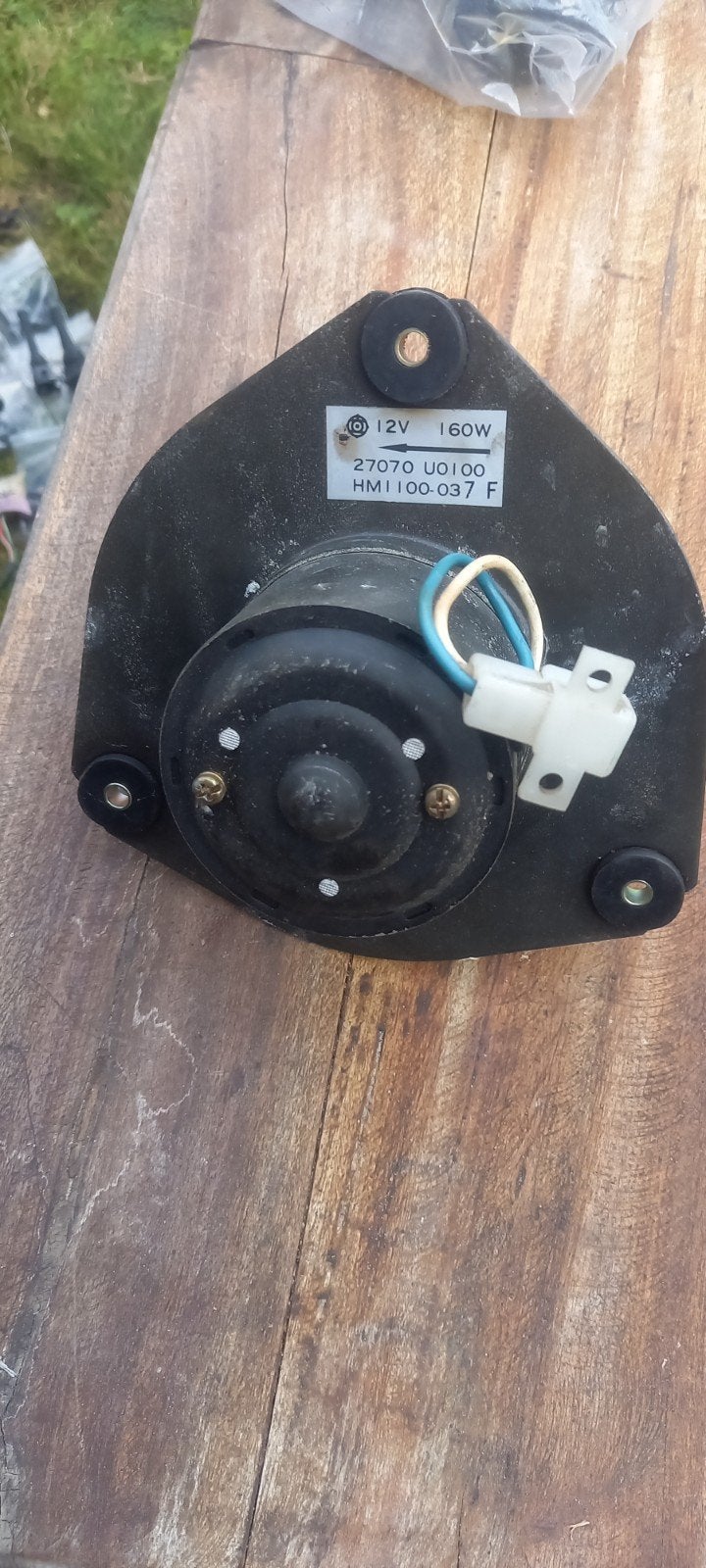 Datsun 280z ventilator motor, Ophalen