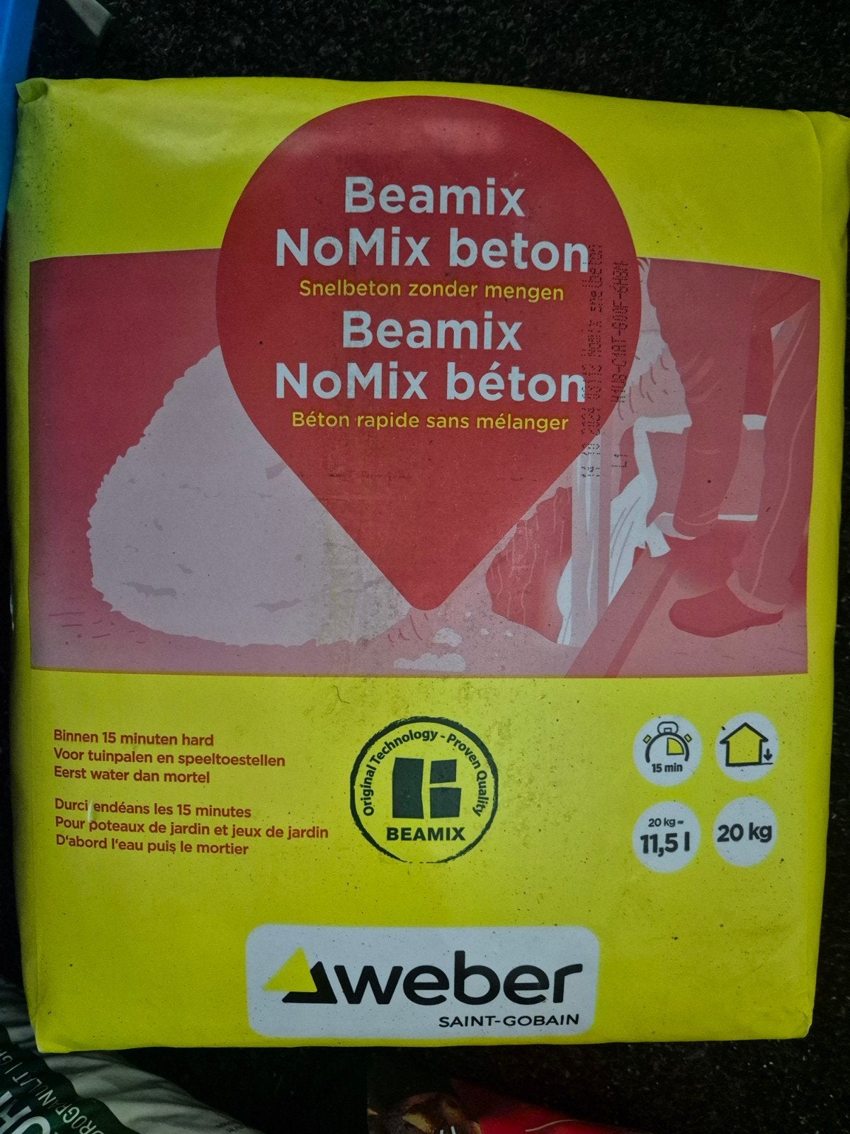 Snelbeton, Ophalen, Nieuw, Beton