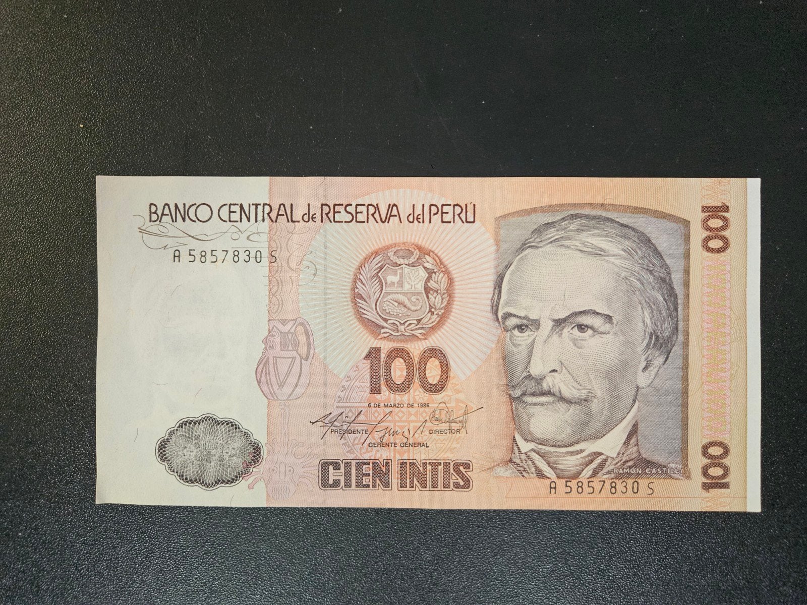 Peru pick 132b 1986 UNC-, Verzenden, Zuid-Amerika, Los biljet