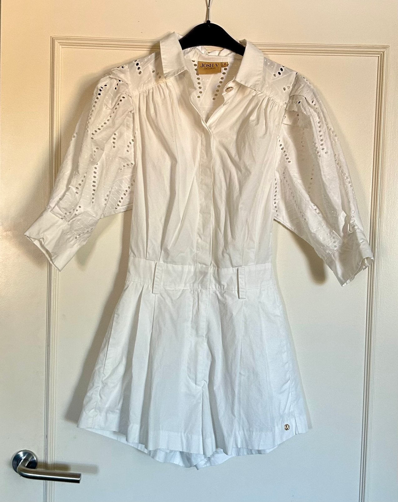 Niewe Witte JoshV, Josh V Playsuit,  broekpakje in maat XS, Kleding | Dames, Jumpsuits, Verzenden, Zo goed als nieuw, Maat 34 (XS) of kleiner