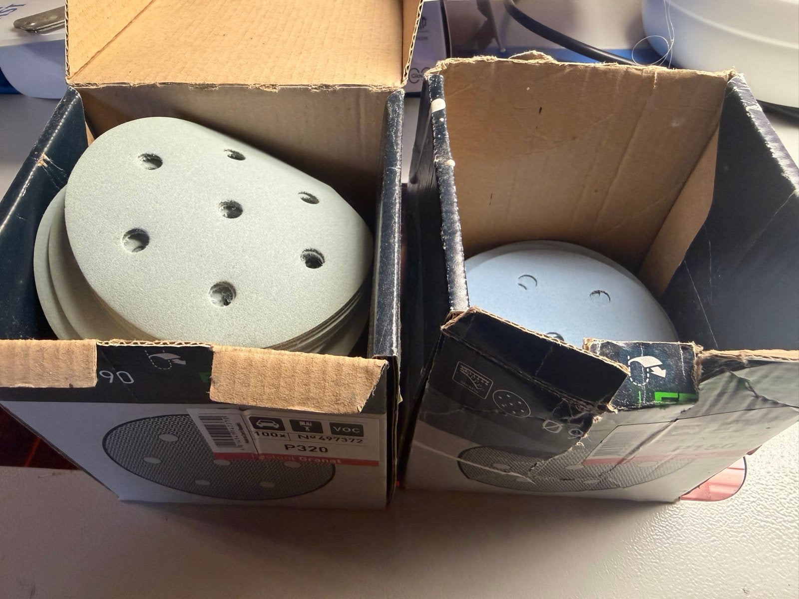 Festool Granat schuurpapier rotex 90 P320 en P150, Ophalen, Nieuw, Minder dan 600 watt, Overige typen