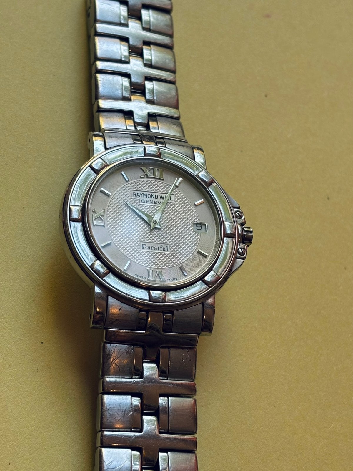 Raymond Weil 9531 Geneve Parsifal horloge, Sieraden, Tassen en Uiterlijk, Horloges | Antiek, Overige merken, Staal, Polshorloge