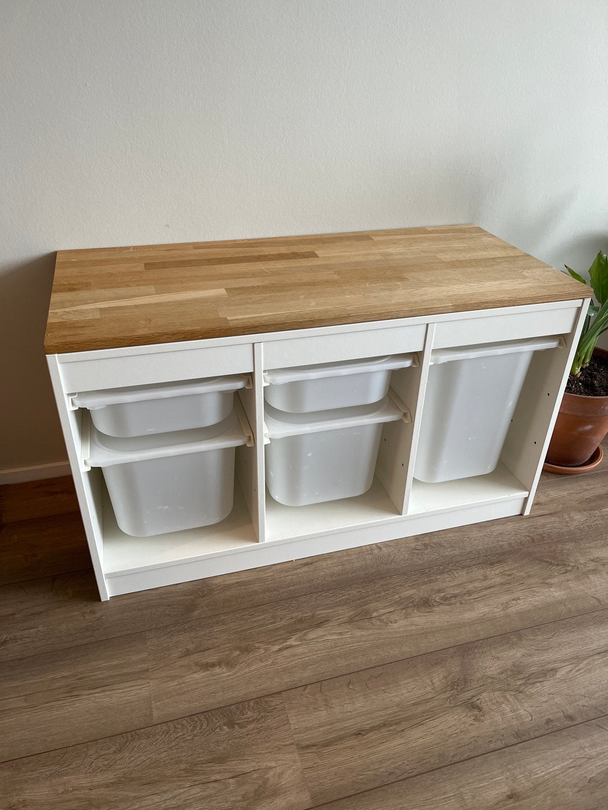 IKEA Trofast met bakken en deksels, Gebruikt, Kast, 75 tot 100 cm, Minder dan 50 cm