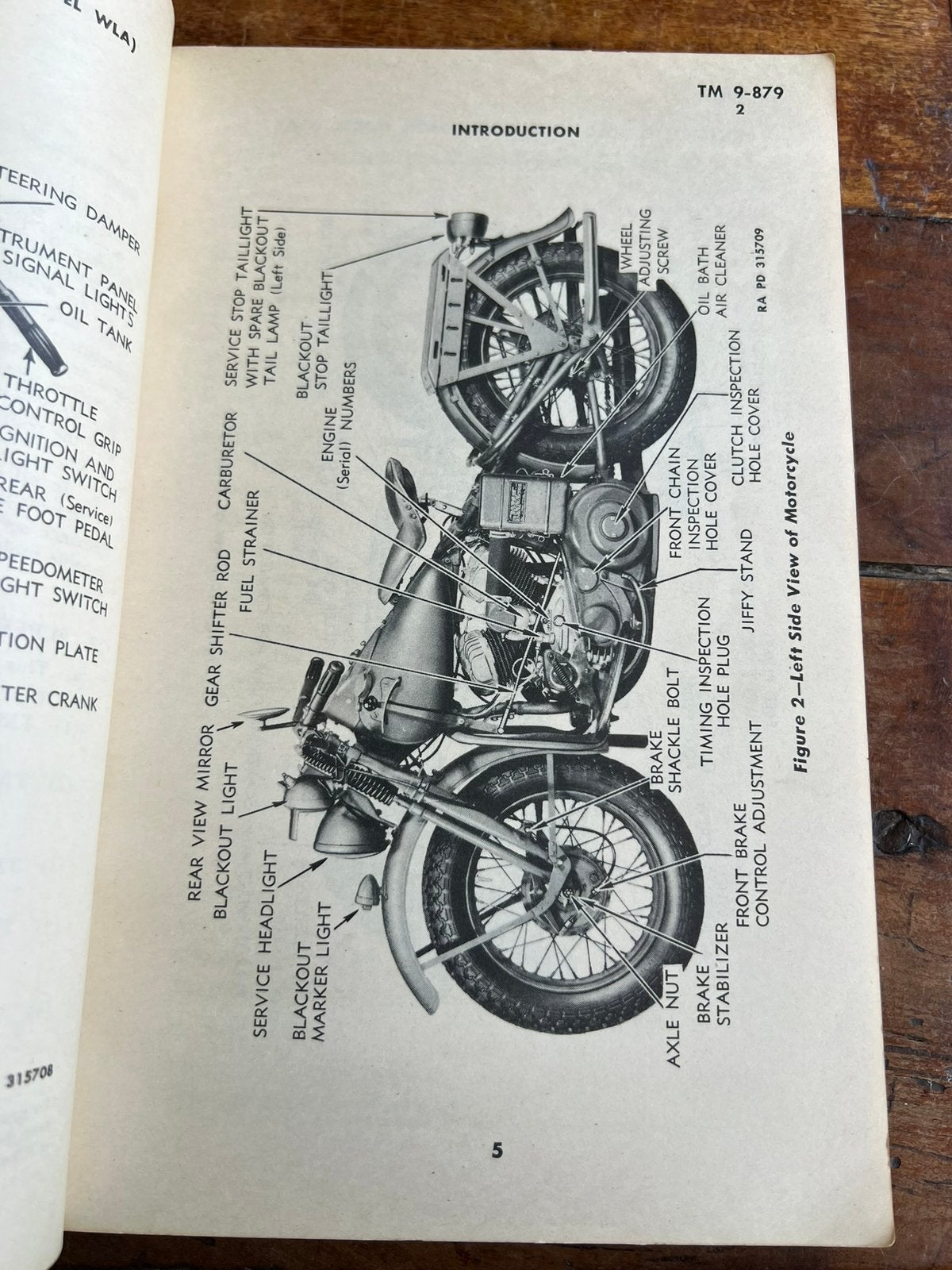 WO2 Amerikaans WLA Harley Davidson Liberator handboek 1943, Amerika, Verzenden, Marine