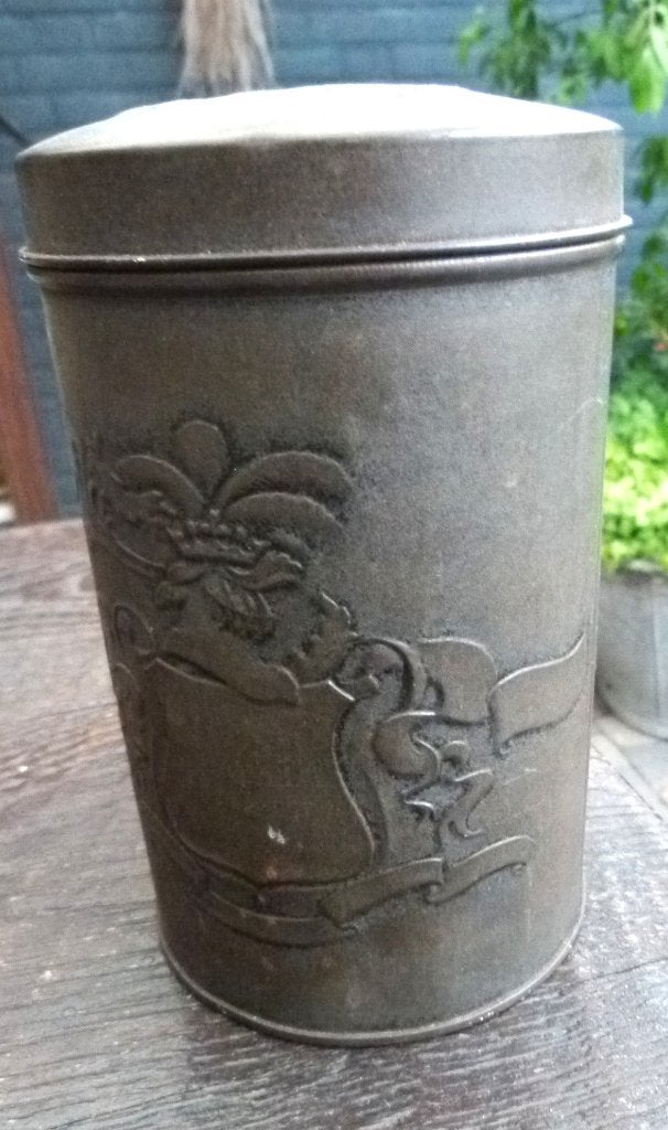 antiek voorraadblik, Antiek en Kunst, Ophalen of Verzenden