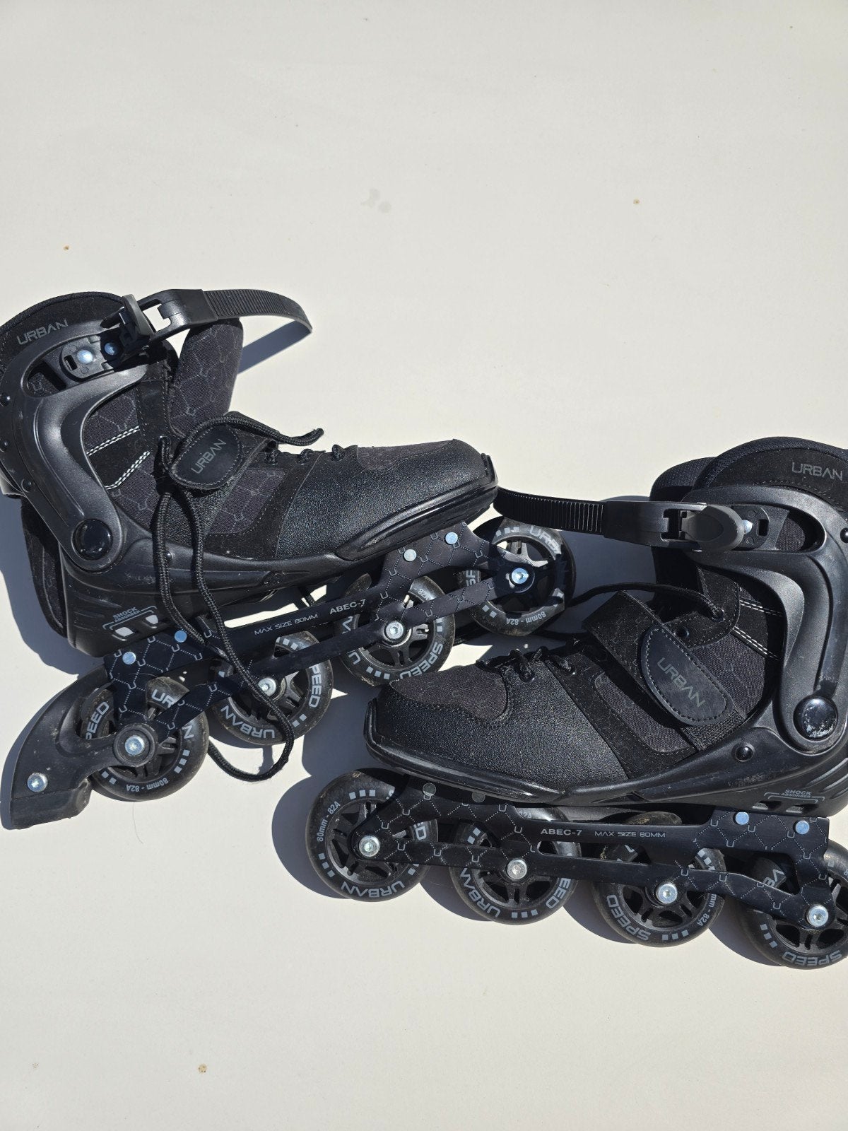 Urban Skeelers zwart maat 43, Sport en Fitness, Skeelers, Dames, Zo goed als nieuw, Inline skates 4 wielen, Ophalen