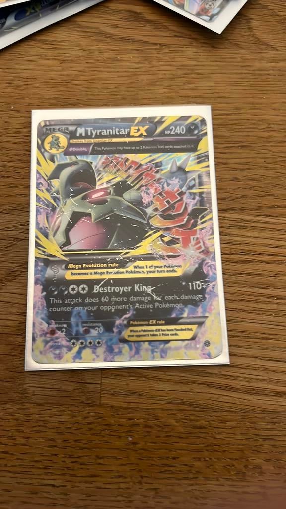 M tyranitar EX, Ophalen, Zo goed als nieuw