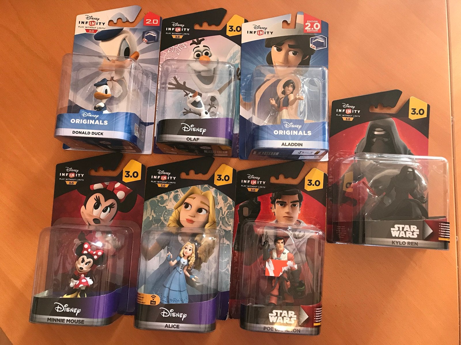 7 Disney Infinity figuren - nieuw in ongeopende doos MiSB, Ophalen of Verzenden, Overige figuren, Nieuw, Beeldje of Figuurtje