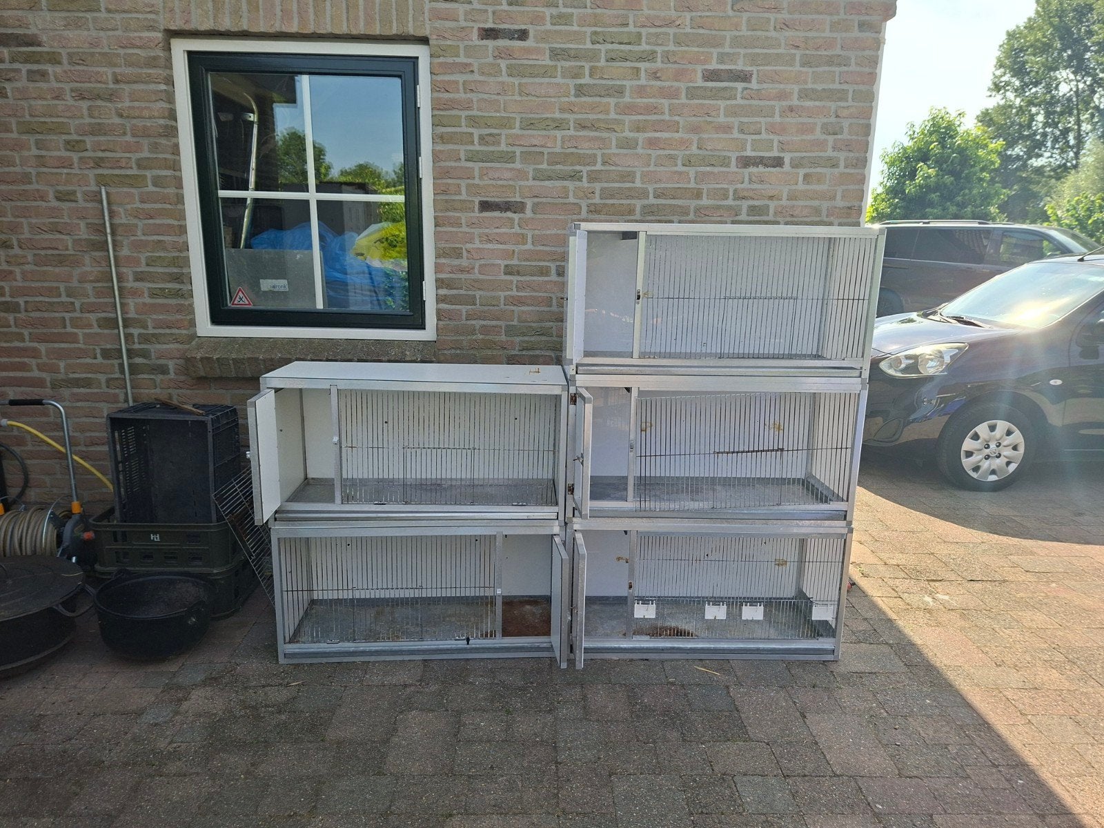 te koop Kweekkooien, Ophalen, Zo goed als nieuw, Aluminium, Broedkooi of Kweekkooi