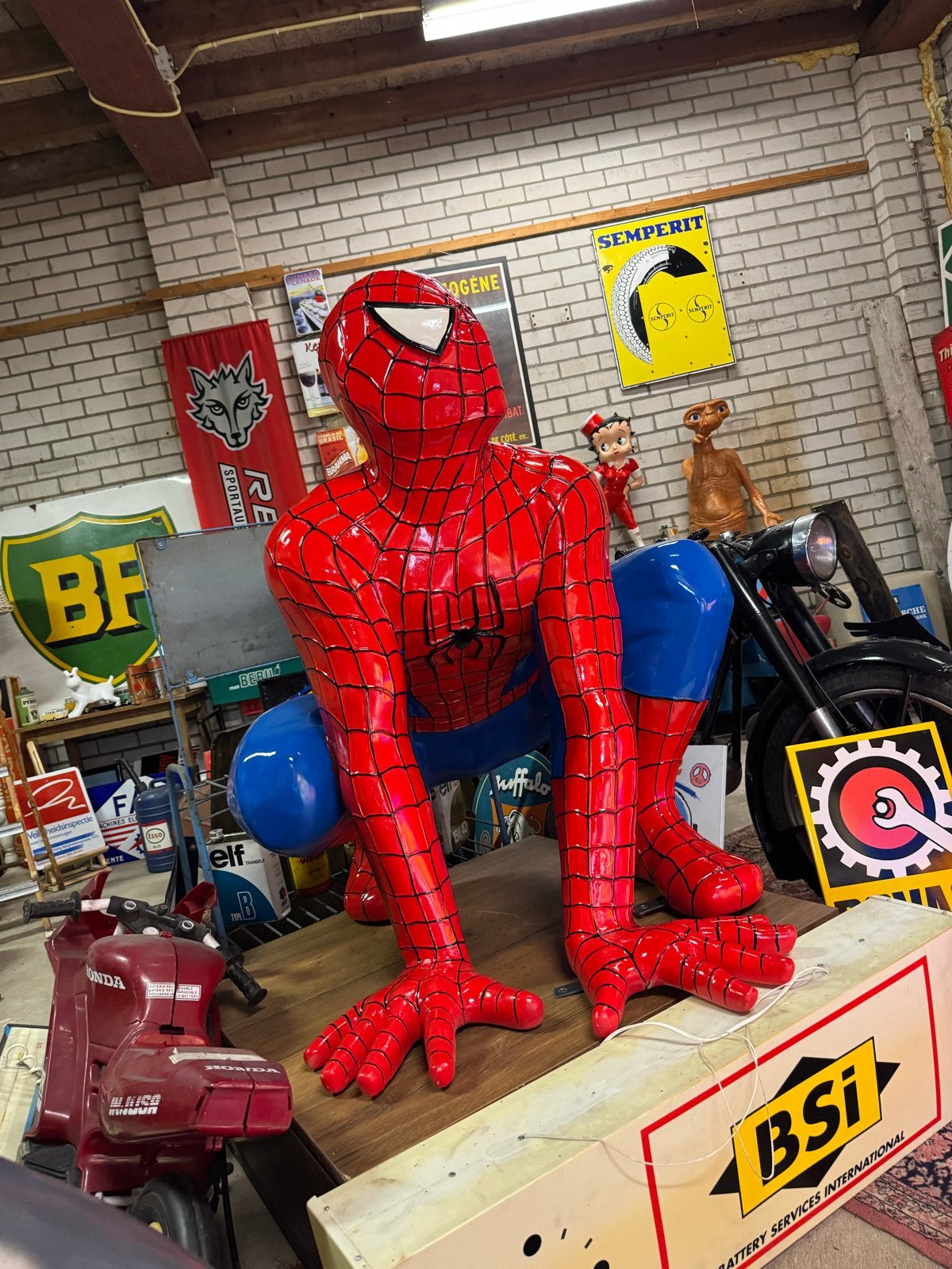 Spiderman XXL Beeld - Uniek en Groot Formaat, Ophalen, Gebruikt, Fantasy
