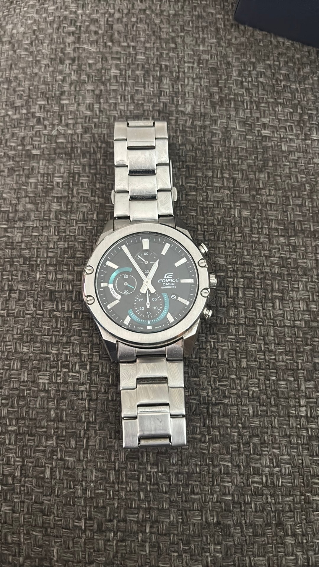 Casio Edifice EFR-S567D, Ophalen, Gebruikt, Staal, Polshorloge