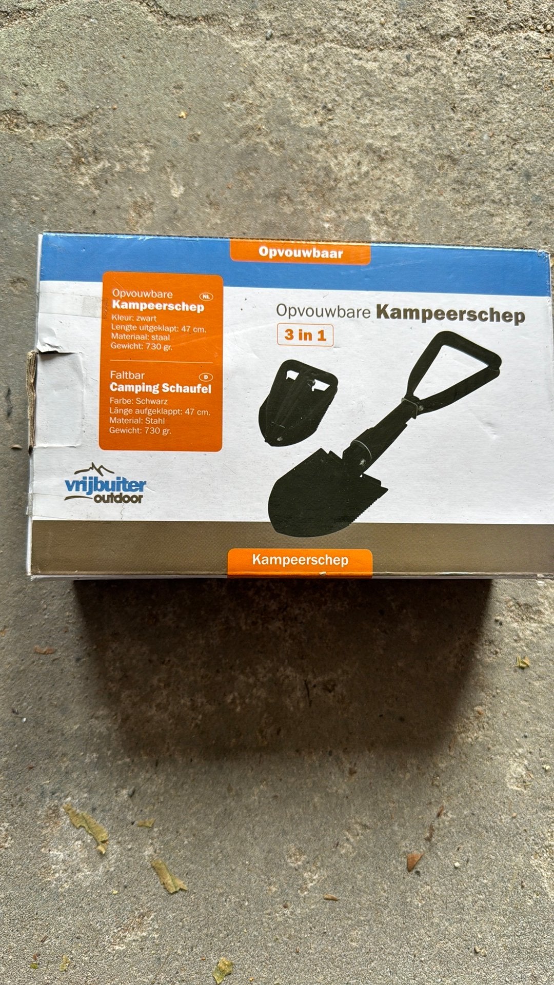 Opvouwbare kampeerschep 3 in 1, Caravans en Kamperen, Ophalen of Verzenden, Nieuw