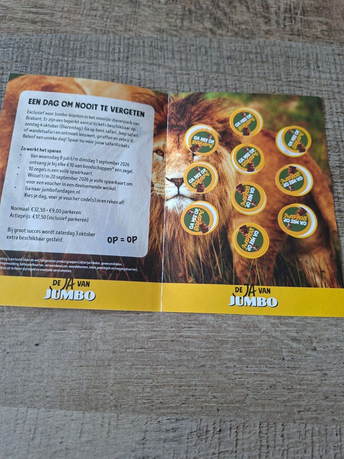 Beekse bergen Jumbo spaaractie, Albert Heijn, Ophalen of Verzenden
