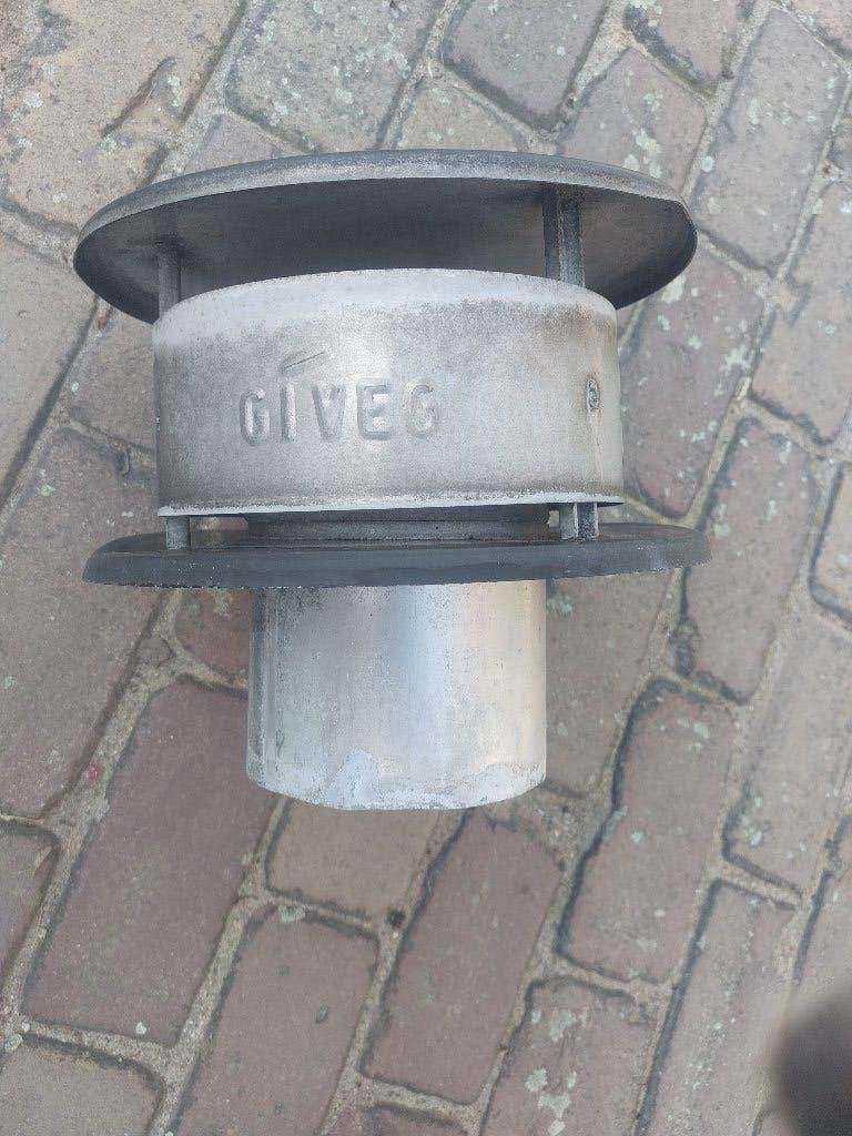 Giveg kap rookgasafvoer rookgaskap aluminium, Afvoer, Gebruikt, Aluminium, Ophalen of Verzenden