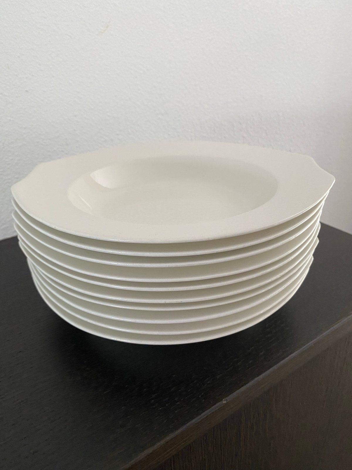 Villeroy & Boch Alba diepe borden - Set van 8, Klassiek, Villeroy & Boch, Ophalen of Verzenden, Zo goed als nieuw