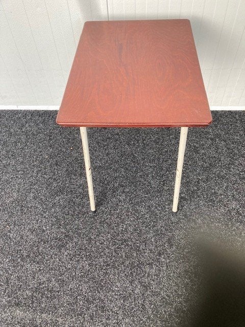 Vintage bijzettafel kunststof jaren 70, Ophalen of Verzenden