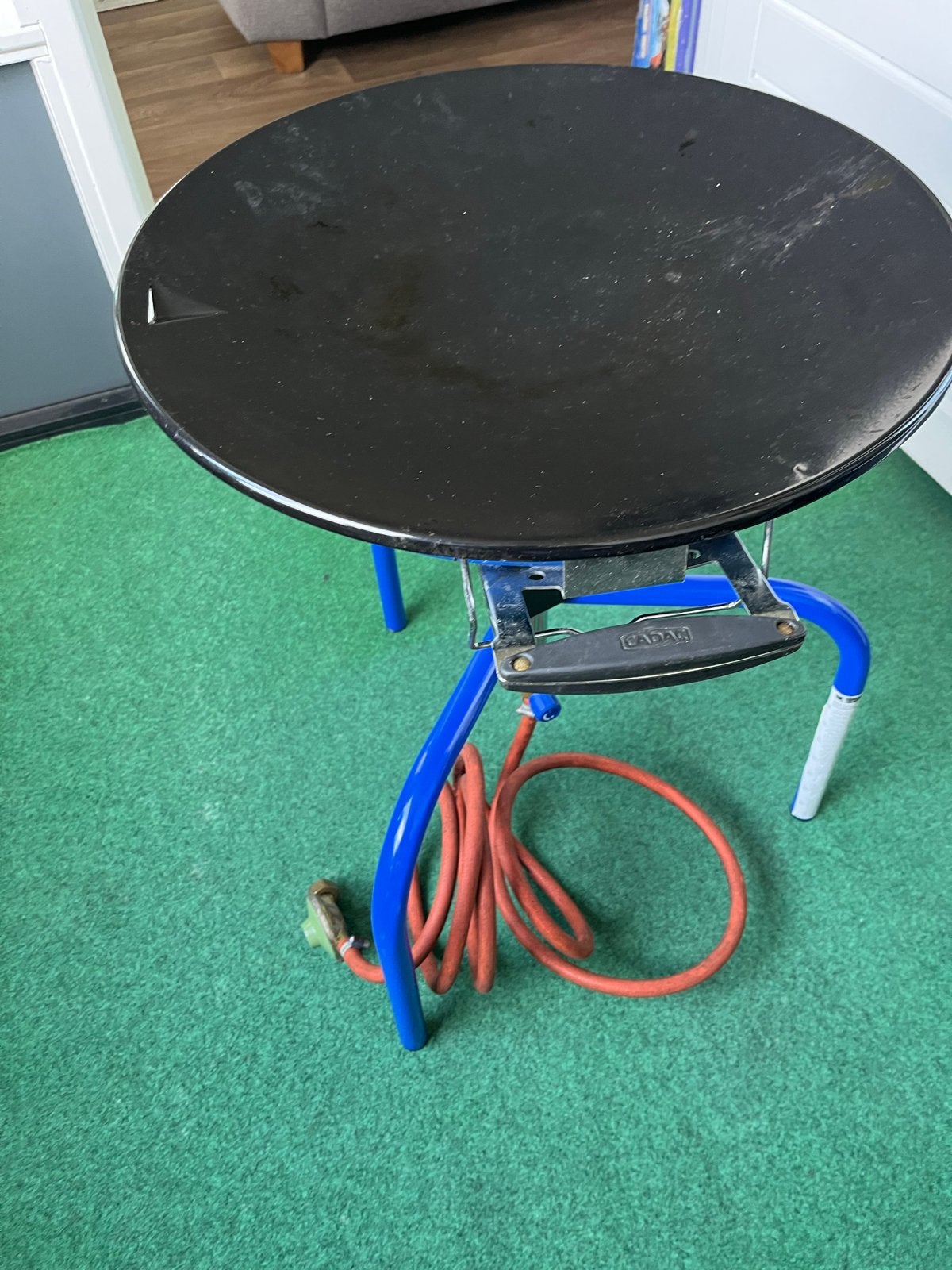 CADAC Skottelbraai met gasaansluiting, Ophalen of Verzenden, Gebruikt