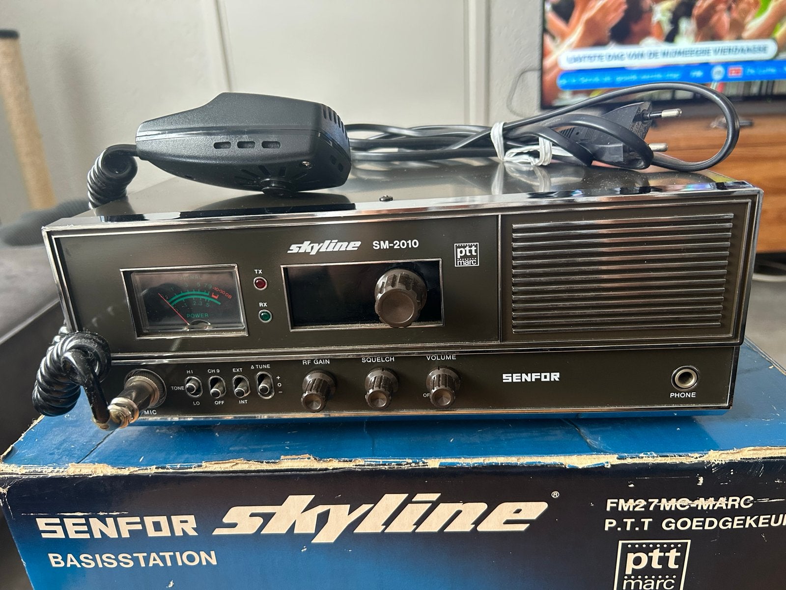 Skyline SM-2010 Senfor Basisstation CB Transceiver, Ophalen, Zo goed als nieuw