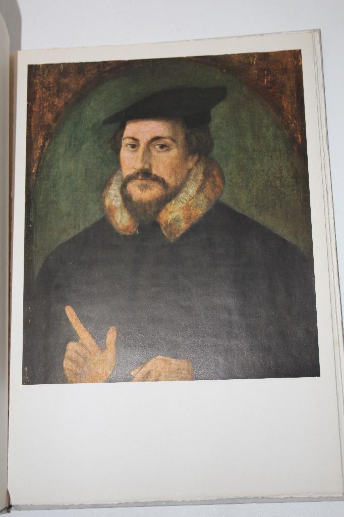Jan Weerda - Holbein und Calvin. Ein Bildfund - 1955, Boeken, Ophalen of Verzenden, Gelezen, Christendom | Protestants