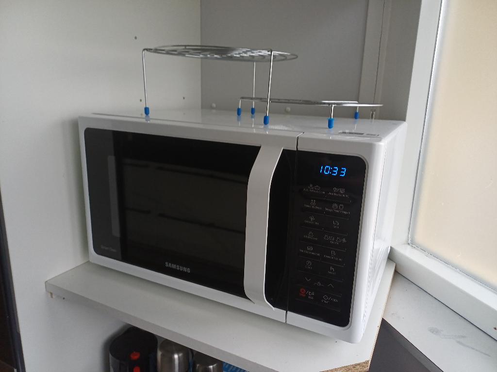 Samsung combimagnetron smart hete-lucht oven MC28H5015AW, Witgoed en Apparatuur, Magnetrons, Ophalen, Combimagnetron, Zo goed als nieuw