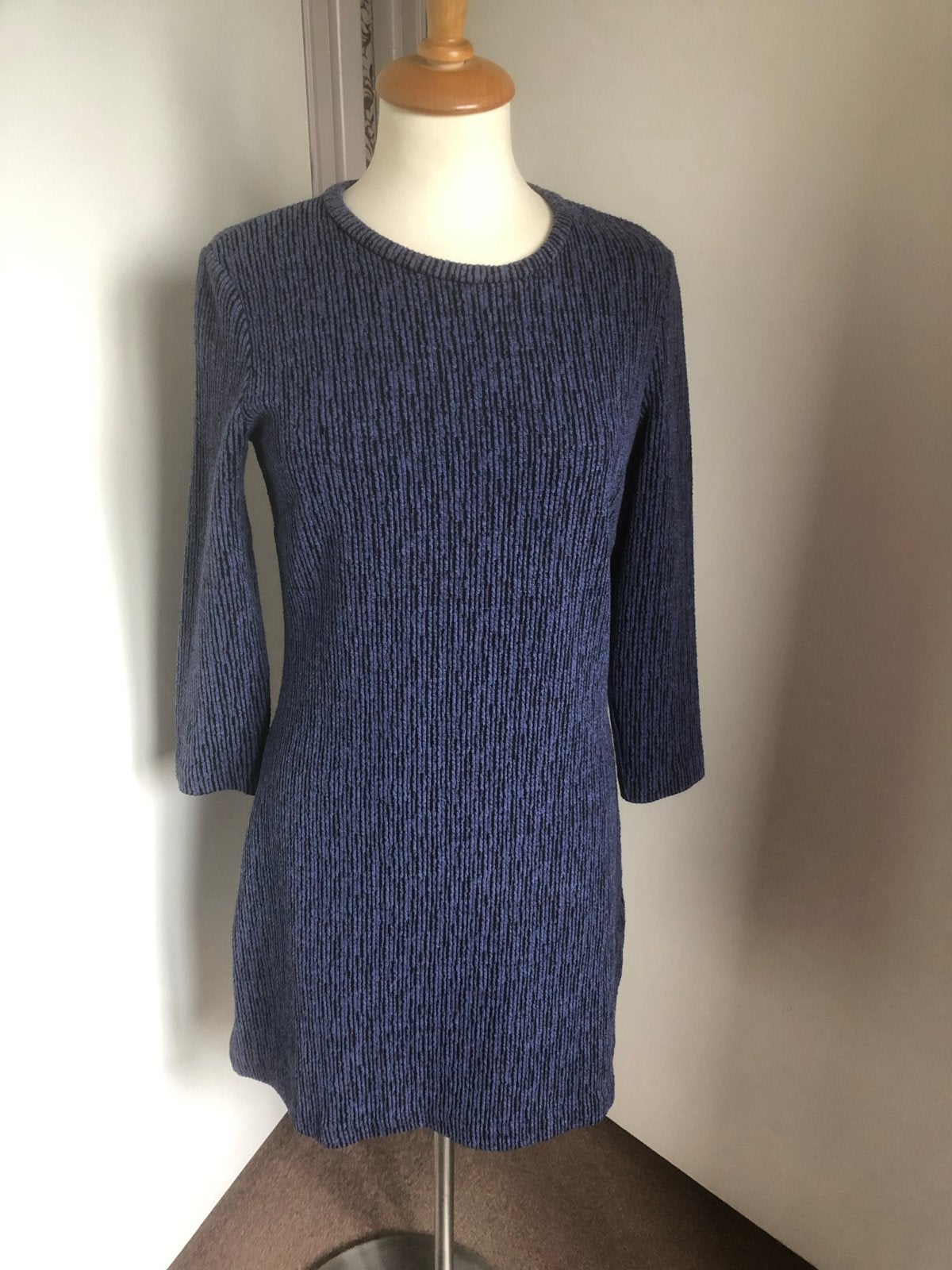 & OTHER STORIES blauwe jurk met ritsdetail maat 38, Kleding | Dames, Maat 38/40 (M), Blauw, Ophalen of Verzenden, Zo goed als nieuw