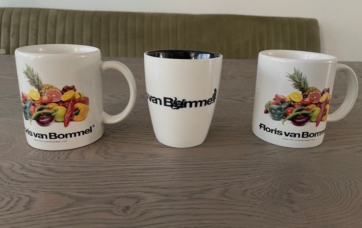 Floris van Bommel mokken - set van 3, Overige typen, Nieuw, Ophalen of Verzenden, Steen/keramiek