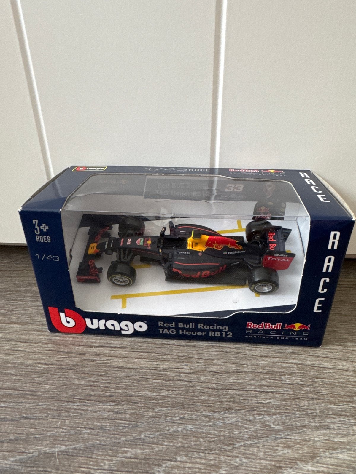 Burago Red Bull Racing TAG Heuer RB12 Formule 1 model, Ophalen of Verzenden, Nieuw, Auto, Overige merken
