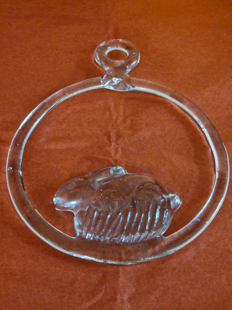 Vintage Kosta Boda Raamhanger/Zonvanger KONIJN BertilVallien, Ophalen of Verzenden