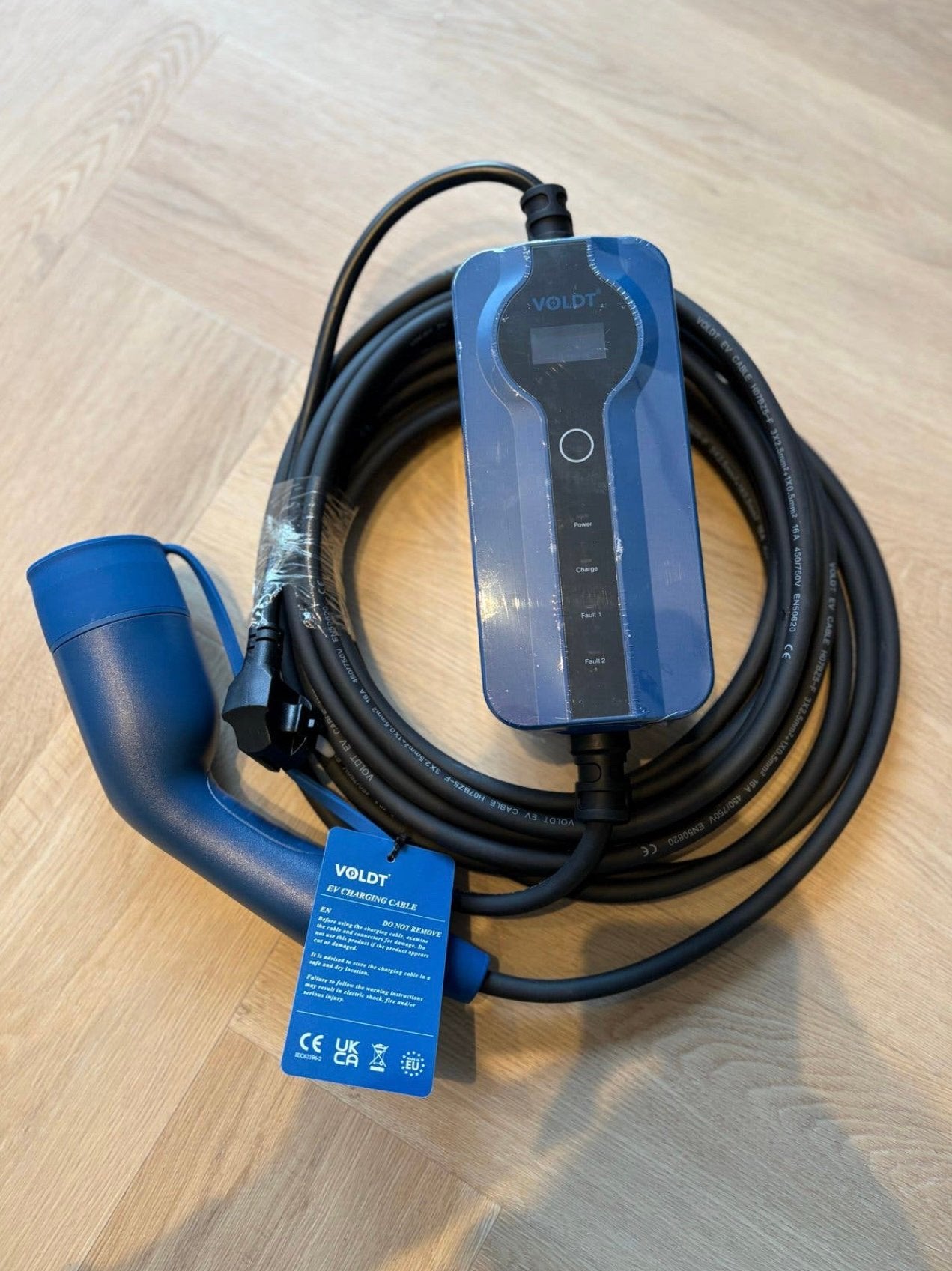 Voldt mobiele laadkabel 3,7 kw 16A type 2 en type 1 beschikb, Ophalen of Verzenden, Zo goed als nieuw, Laadkabel