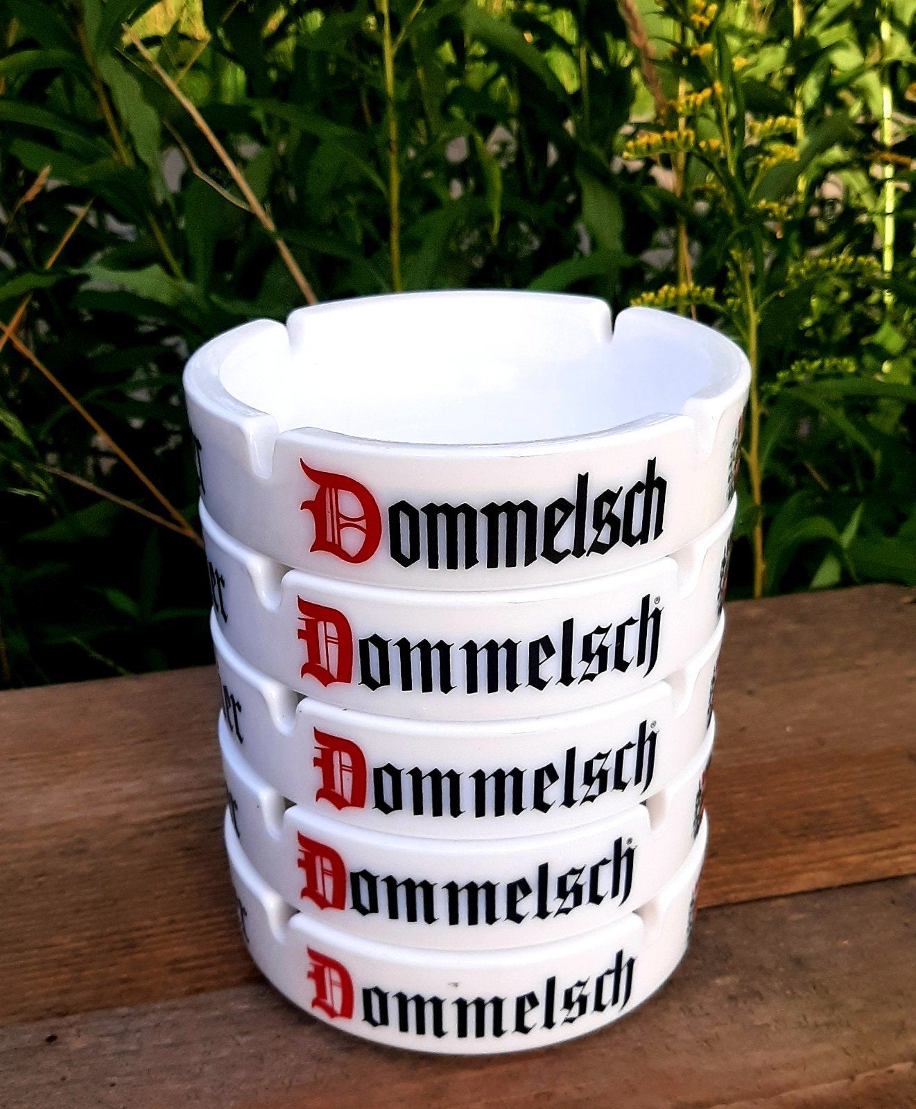 Vintage - DOMMELSCH asbakken - (Cafe / Asbak / Bier), Verzamelen, Ophalen of Verzenden, Zo goed als nieuw, Heineken