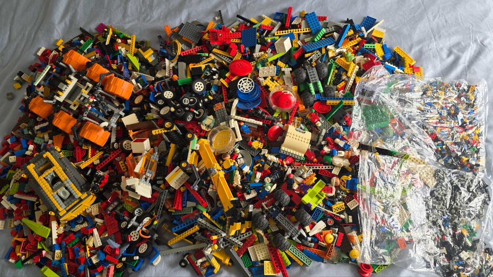 Partij diverse lego met boekjes en grondplaten, Ophalen, Gebruikt