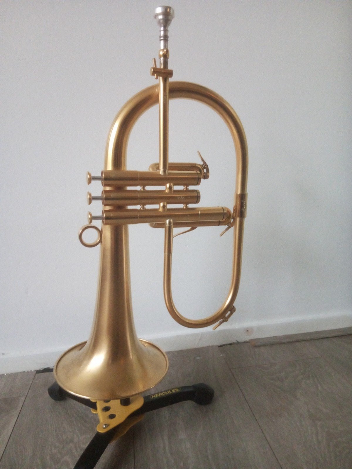 Mooie van Laar bugel Oiram Ack, Muziek en Instrumenten, Ophalen, Overige typen