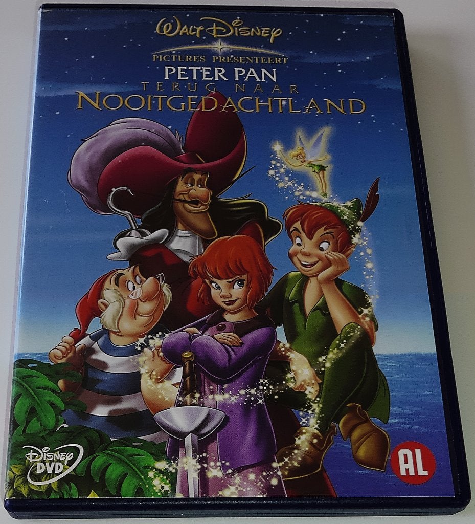 Dvd *** PETER PAN *** Terug naar Nooitgedachtland Disney, Cd's en Dvd's, Avontuur, Alle leeftijden, Nederlands, Ophalen of Verzenden