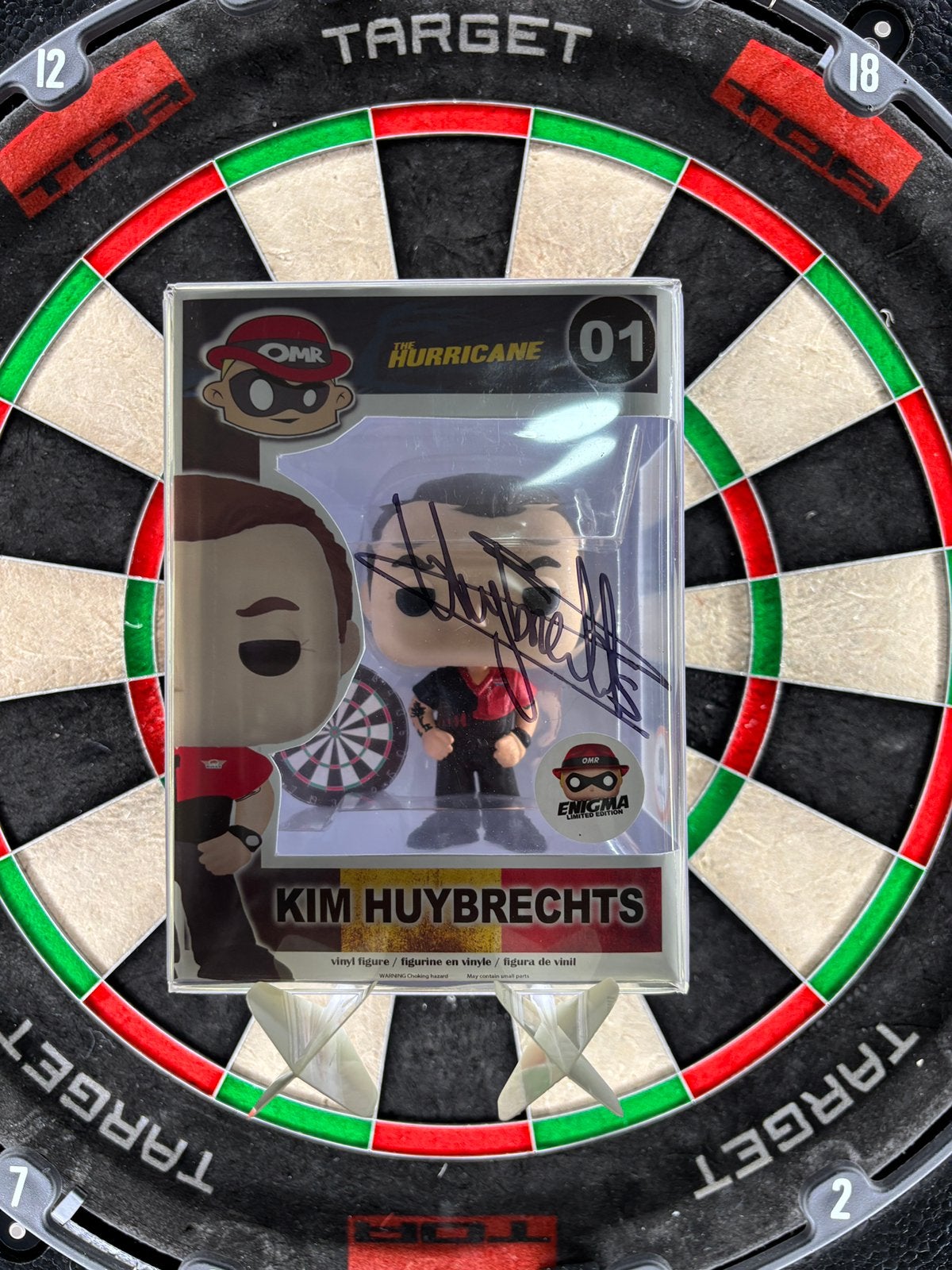 Gesigneerde Custom Funko Pop! Kim Huybrechts Darter, Ophalen of Verzenden, Zo goed als nieuw