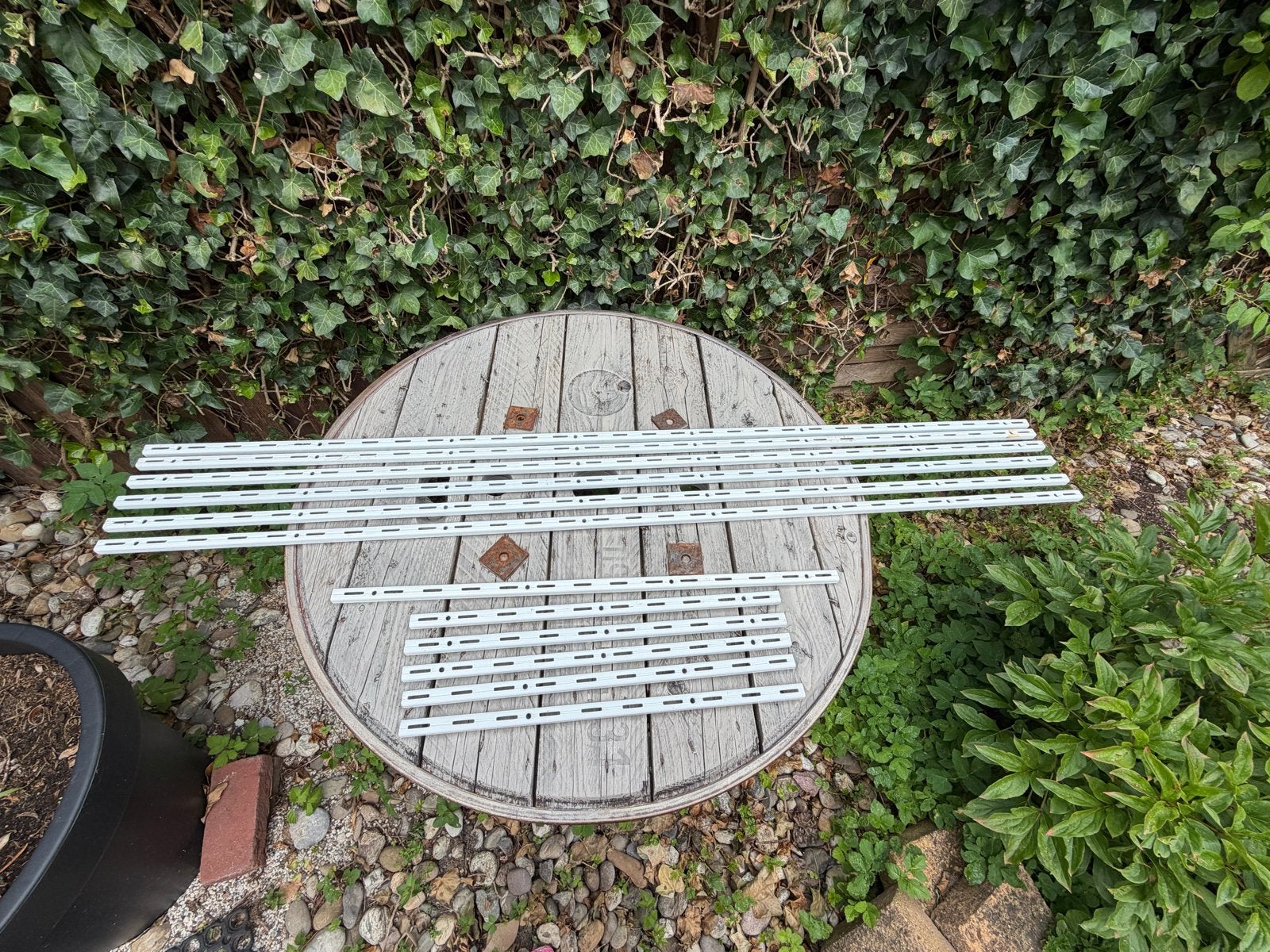 Planken systeem, Ophalen